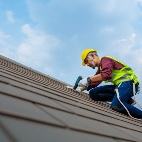 roofer on roof